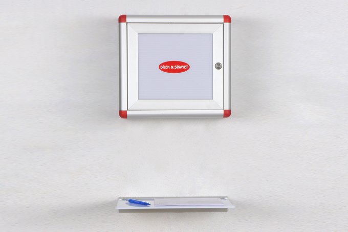 Suggestion and Complaint Box Set with White Lid