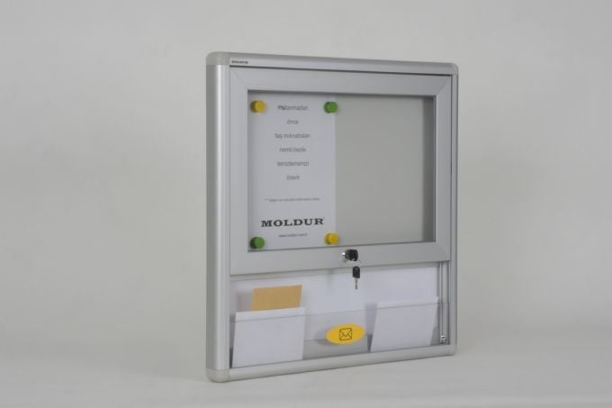 Apartment Building Notice Board and Shared Mailbox Set
