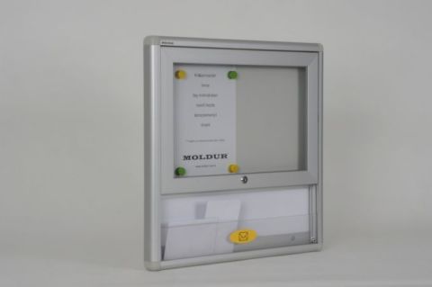 Apartment Building Notice Board and Shared Mailbox Set