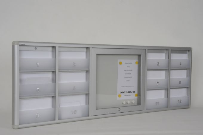 12 Daire Bariyer İstem Posta Kutusu 2A4 İlan Panolu