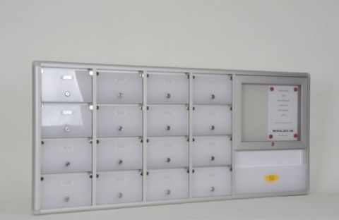 Mailbox 16 Apartment 2 with A4 Notice Board and Magazine Holder