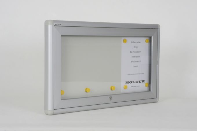 Notice Board, 3 A4 Capacity, Slim Series