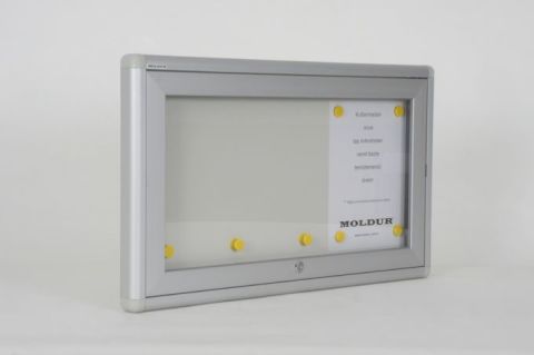 Notice Board, 3 A4 Capacity, Slim Series