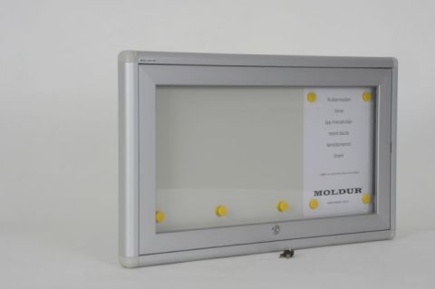 Notice Board, 3 A4 Capacity, Slim Series