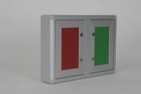 Narkotik Dolabi 4 Kilitli Aluminyum Profil Kasalı