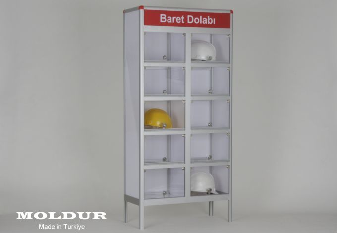 Helmet Cabinet, 10-unit Set
