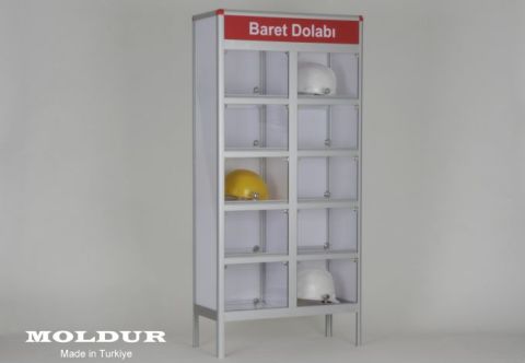 Helmet Cabinet, 10-unit Set