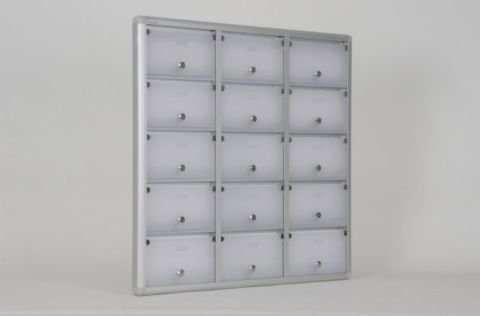 Mailbox with Apartment Nameplate and Plexiglas Door
