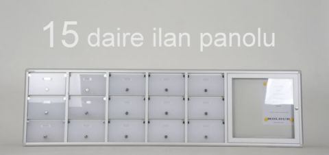 Mailbox 15 Apartment Nameplate