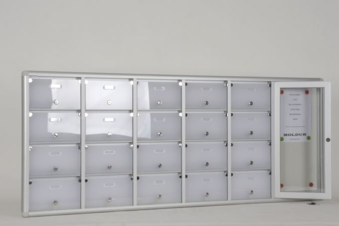 Posta Kutusu 20 Daire Apartman Duyuru Panosu