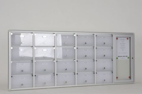 Mailbox 20 Apartment Building Notice Board