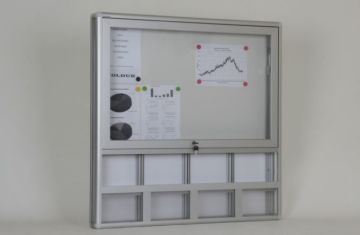 Broşürlüklü 8 A4 Kapasiteli Duyuru Panosu