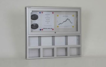 Broşürlüklü 4 A4 Kapasiteli İlan Panosu