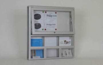 Broşürlük Ve Duyuru Panosu 3 A4 Kapasiteli