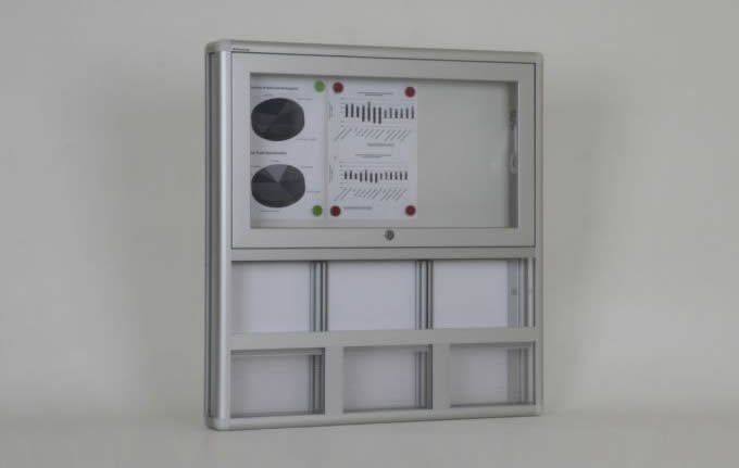 Broşürlük Ve Duyuru Panosu 3 A4 Kapasiteli