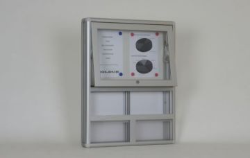 Broşürlük Ve İlan Panosu 2 A4 Kapasiteli