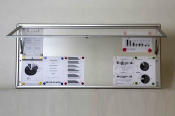 Glass Panel, 12 A4 Capacity, Slim