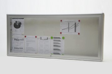 Magnetic Notice Board, 12 A4 Capacity