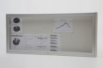 Magnetic Notice Board, 12 A4 Capacity
