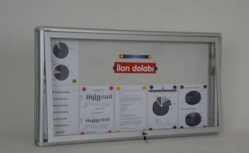 Camlı Pano 10 A4 Kapasiteli