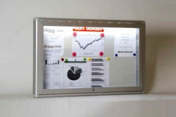 Illuminated Notice Board, 8 A4 Capacity
