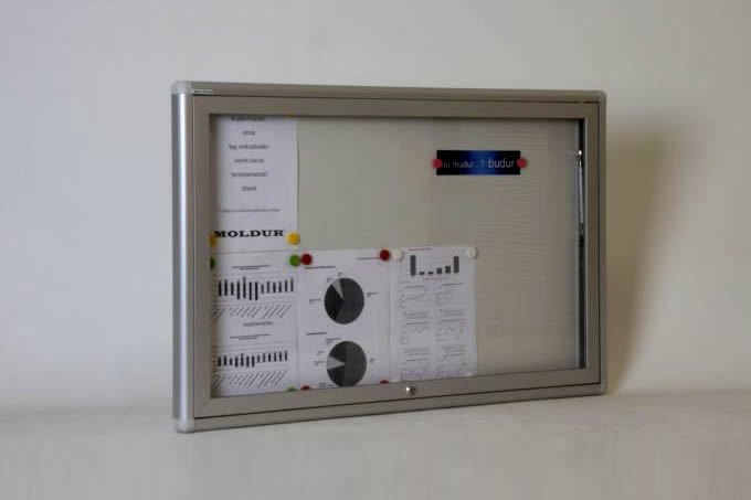 Glass Panel, 8 A4 Capacity, Slim