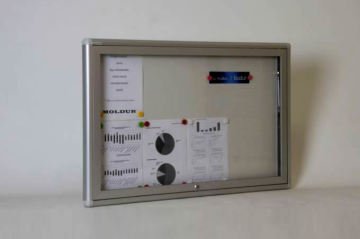 Glass Panel, 8 A4 Capacity, Slim