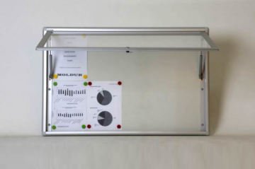 Glass Panel, 8 A4 Capacity, Slim