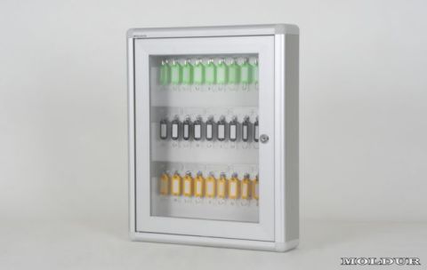 Key Cabinet with 30 Hook Capacity and Number Holder