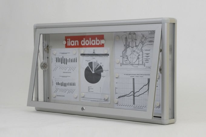 Duyuru Panosu Mıknatıslı 4 A4 Kapasiteli