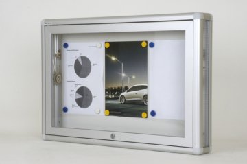 Apartment Building Notice Board, 3 A4 Capacity
