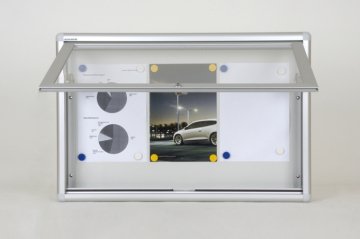 Apartment Building Notice Board, 3 A4 Capacity
