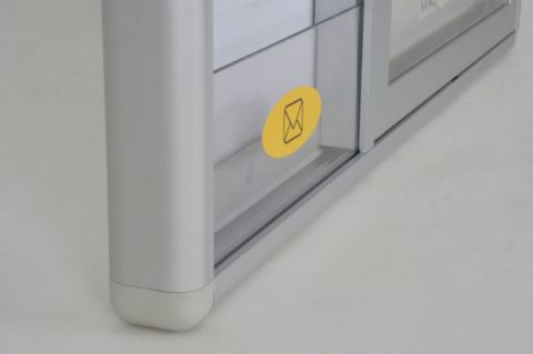 Shared Mailbox and Notice Board Unit