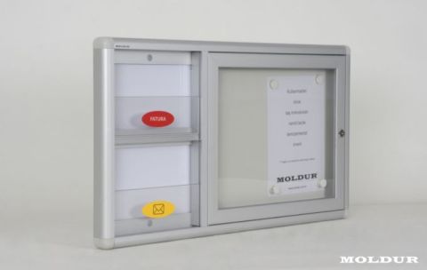 Shared Mailbox and Notice Board Unit