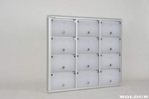 Mailbox with 12 Apartment Nameplates