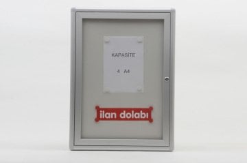 Apartman Panosu Mıknatıslı 4 A4 Kapasiteli