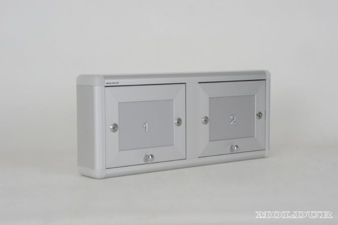 Silah Emanet Dolabı 2 Gözlü Çift Güvenlik Kilitli