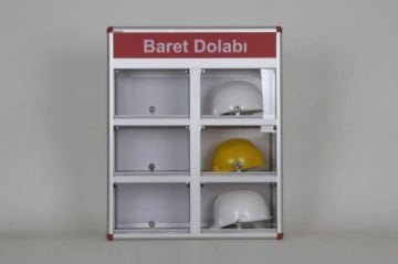 Helmet Cabinet, 6-Compartment Unit