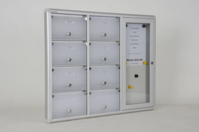 Apartman Posta Kutusu 8 Daire Duyuru Panolu