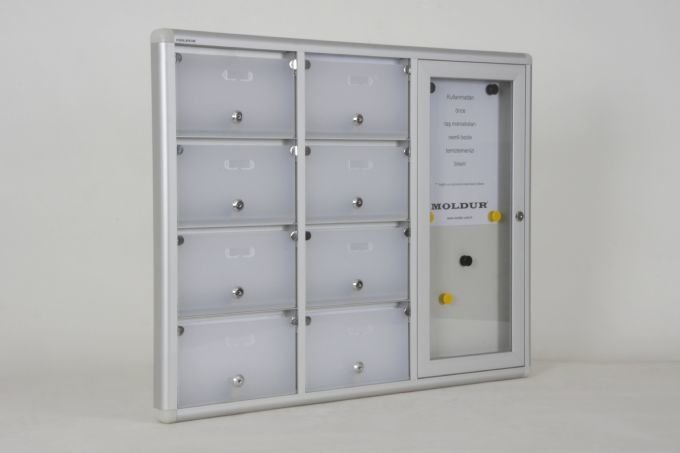 Apartman Posta Kutusu 8 Daire Duyuru Panolu