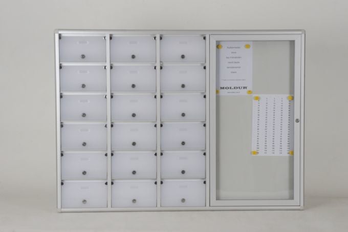Mailbox 18 Apartment Building Notice Board