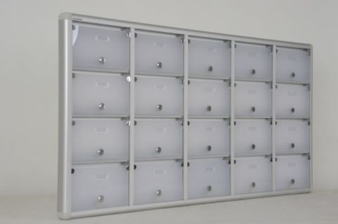 Mailbox with 20 Apartment Nameplates