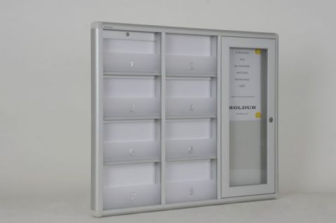 Kilitsiz Posta Kutusu 8 Daire Duyuru Panolu