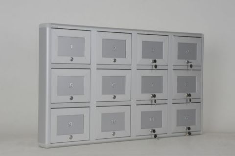 Gun Storage Cabinet, 12 Compartments, Lockable