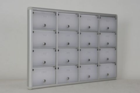 Mailbox 16 Apartment Nameplate