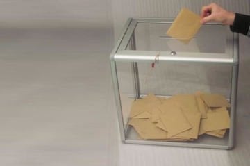 Plexiglass Ballot Box