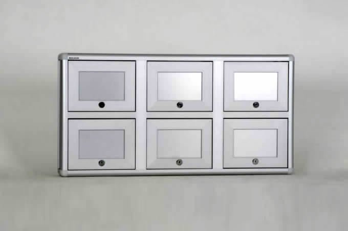 Aluminum Gun Cabinet with 6 Compartments