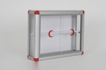 Armoire à pharmacie avec porte coulissante transparente