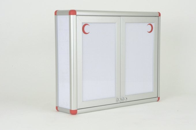 First Aid Cabinet Red - White