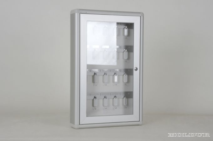 Key Cabinet with 20 Hook Capacity and Name Tag Compartment
